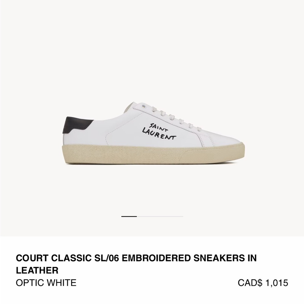 Saint Laurent Sneakers - Women’s Size 41